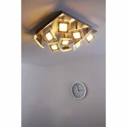 Wofi Leuchten Wofi Cholet Deckenleuchte LED Nickel-Matt, 9-flammig -LED Leuchten Verkäufe wofi cholet deckenleuchte 9197 09 64 0000 do1 2