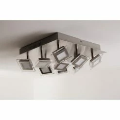 Wofi Leuchten Wofi Cholet Deckenleuchte LED Nickel-Matt, 9-flammig -LED Leuchten Verkäufe wofi cholet deckenleuchte 9197 09 64 0000 do1 3