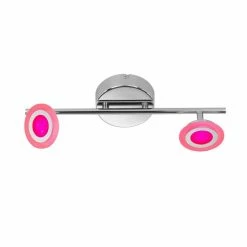 Wofi Leuchten Wofi GEMMA Deckenleuchte LED Chrom, 4-flammig, Fernbedienung, Farbwechsler -LED Leuchten Verkäufe wofi gemma deckenleuchte 7228 03 01 6000 2