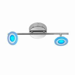 Wofi Leuchten Wofi GEMMA Deckenleuchte LED Chrom, 4-flammig, Fernbedienung, Farbwechsler -LED Leuchten Verkäufe wofi gemma deckenleuchte 7228 03 01 6000 4