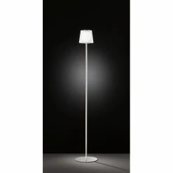 Wofi Leuchten Wofi GENK Stehleuchte LED Nickel-Matt, 1-flammig