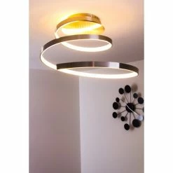 Wofi Leuchten Wofi LAVAL Deckenleuchte LED Nickel-Matt, 1-flammig -LED Leuchten Verkäufe wofi laval deckenleuchte 9369 01 64 1000 do1 12