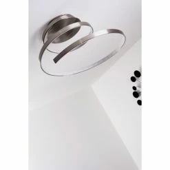 Wofi Leuchten Wofi LAVAL Deckenleuchte LED Nickel-Matt, 1-flammig -LED Leuchten Verkäufe wofi laval deckenleuchte 9369 01 64 1000 do1 7