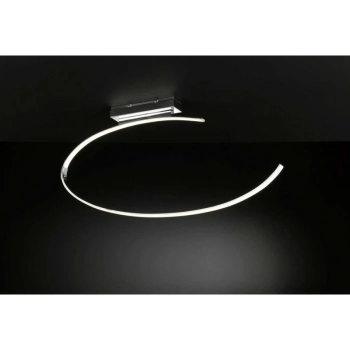 Wofi Leuchten Wofi LEX Deckenleuchte LED Chrom, 1-flammig 1 Wofi Leuchten Wofi LEX Deckenleuchte LED Chrom, 1-flammig
