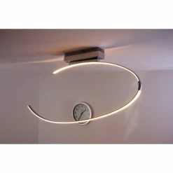 Wofi Leuchten Wofi LEX Deckenleuchte LED Chrom, 1-flammig