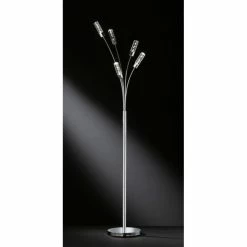 Wofi Leuchten Wofi MIDU Stehlampe LED Chrom, 5-flammig -LED Leuchten Verkäufe wofi midu stehlampe 3193 05 01 0000 2