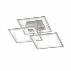 Hofstein Wofi MODESTO Deckenleuchte LED Silber, 1-flammig