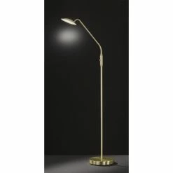 Wofi Leuchten Wofi ORTA Standleuchte LED Messing, 1-flammig