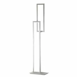 Wofi Leuchten Wofi VISO Standleuchte LED Nickel-Matt, 1-flammig