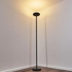 Hofstein Wonsbek Deckenfluter LED Schwarz, 1-flammig -LED Leuchten Verkäufe wonsbek deckenfluter h3269374 do1 10