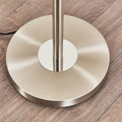 Hofstein Wonsbek Deckenfluter LED Nickel-Matt, 1-flammig -LED Leuchten Verkäufe wonsbek deckenfluter h3297315 do1 16