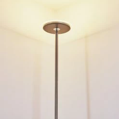 Hofstein Wonsbek Deckenfluter LED Nickel-Matt, 1-flammig -LED Leuchten Verkäufe wonsbek deckenfluter h3297315 do1 20