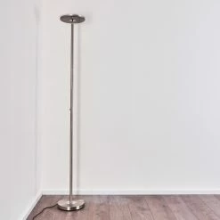 Hofstein Wonsbek Deckenfluter LED Nickel-Matt, 1-flammig -LED Leuchten Verkäufe wonsbek deckenfluter h3297315 do1 23