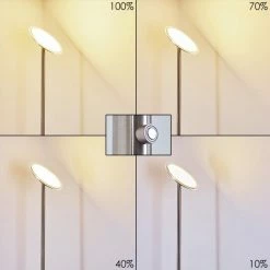 Hofstein Wonsbek Deckenfluter LED Nickel-Matt, 1-flammig -LED Leuchten Verkäufe wonsbek deckenfluter h3297315 do1 3