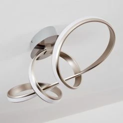 Hofstein Woyens Deckenleuchte LED Stahl geb&uuml;rstet, 1-flammig -LED Leuchten Verkäufe woyens deckenleuchte h3268940 do1 5