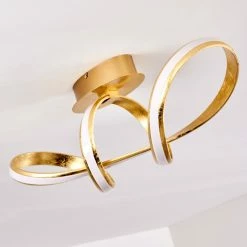 Hofstein Woyens Deckenleuchte LED Gold, 1-flammig -LED Leuchten Verkäufe woyens deckenleuchte h3295601 14