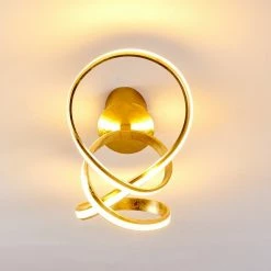 Hofstein Woyens Deckenleuchte LED Gold, 1-flammig -LED Leuchten Verkäufe woyens deckenleuchte h3295601 4