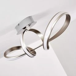 Hofstein Woyens Deckenleuchte LED Edelstahl, 1-flammig -LED Leuchten Verkäufe woyens deckenleuchte h3295625 14