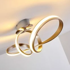 Hofstein Woyens Deckenleuchte LED Edelstahl, 1-flammig -LED Leuchten Verkäufe woyens deckenleuchte h3295625 16