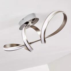 Hofstein Woyens Deckenleuchte LED Edelstahl, 1-flammig -LED Leuchten Verkäufe woyens deckenleuchte h3295625 17