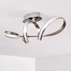 Hofstein Woyens Deckenleuchte LED Edelstahl, 1-flammig -LED Leuchten Verkäufe woyens deckenleuchte h3295625 20