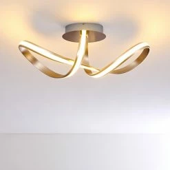 Hofstein Woyens Deckenleuchte LED Edelstahl, 1-flammig -LED Leuchten Verkäufe woyens deckenleuchte h3295625 6