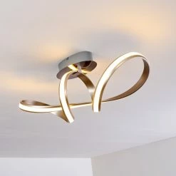 Hofstein Woyens Deckenleuchte LED Edelstahl, 1-flammig -LED Leuchten Verkäufe woyens deckenleuchte h3295625 9