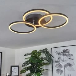 Hofstein Xena Deckenleuchte LED Schwarz, 1-flammig, Fernbedienung -LED Leuchten Verkäufe xena deckenleuchte h3560709 10