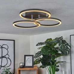 Hofstein Xena Deckenleuchte LED Schwarz, 1-flammig, Fernbedienung -LED Leuchten Verkäufe xena deckenleuchte h3560709 6