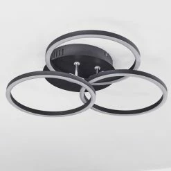 Hofstein Xena Deckenleuchte LED Schwarz, 1-flammig, Fernbedienung -LED Leuchten Verkäufe xena deckenleuchte h3560709 7