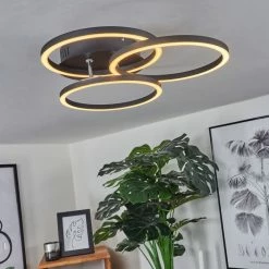 Hofstein Xena Deckenleuchte LED Schwarz, 1-flammig, Fernbedienung -LED Leuchten Verkäufe xena deckenleuchte h3560709 8