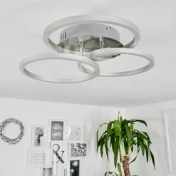 Hofstein Xena Deckenleuchte LED Nickel-Matt, 1-flammig, Fernbedienung -LED Leuchten Verkäufe xena deckenleuchte h3562260 5