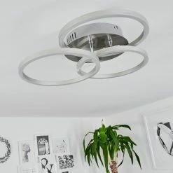 Hofstein Xena Deckenleuchte LED Nickel-Matt, 1-flammig, Fernbedienung -LED Leuchten Verkäufe xena deckenleuchte h3562260 9