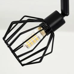 Hofstein Yalmhill Deckenleuchte LED Schwarz, 4-flammig -LED Leuchten Verkäufe yalmhill deckenleuchte h3318553 10