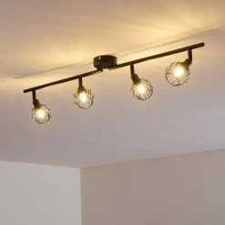 Hofstein Yalmhill Deckenleuchte LED Schwarz, 4-flammig -LED Leuchten Verkäufe yalmhill deckenleuchte h3318553 11