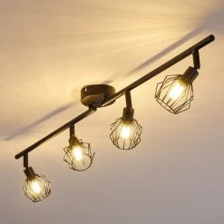 Hofstein Yalmhill Deckenleuchte LED Schwarz, 4-flammig -LED Leuchten Verkäufe yalmhill deckenleuchte h3318553 15