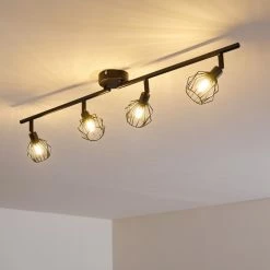 Hofstein Yalmhill Deckenleuchte LED Schwarz, 4-flammig -LED Leuchten Verkäufe yalmhill deckenleuchte h3318553 16