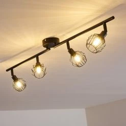 Hofstein Yalmhill Deckenleuchte LED Schwarz, 4-flammig -LED Leuchten Verkäufe yalmhill deckenleuchte h3318553 2