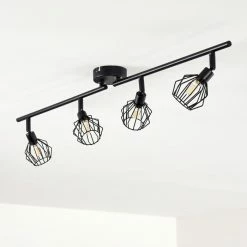 Hofstein Yalmhill Deckenleuchte LED Schwarz, 4-flammig -LED Leuchten Verkäufe yalmhill deckenleuchte h3318553 4