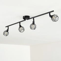 Hofstein Yalmhill Deckenleuchte LED Schwarz, 4-flammig -LED Leuchten Verkäufe yalmhill deckenleuchte h3318553 5