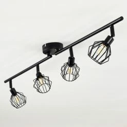 Hofstein Yalmhill Deckenleuchte LED Schwarz, 4-flammig -LED Leuchten Verkäufe yalmhill deckenleuchte h3318553 8