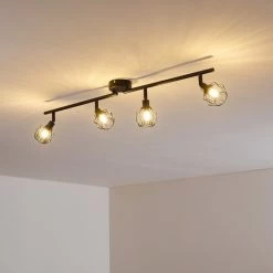 Hofstein Yalmhill Deckenleuchte LED Schwarz, 4-flammig -LED Leuchten Verkäufe yalmhill deckenleuchte h3318553 9