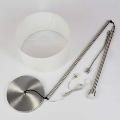 Hofstein Yuruyacu Stehleuchte LED Nickel-Matt, 2-flammig -LED Leuchten Verkäufe yuruyacu stehleuchte h3576809 4