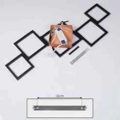 Hofstein Zocca Deckenleuchte LED Braun, Holz dunkel, 1-flammig -LED Leuchten Verkäufe zocca deckenleuchte h3438596 4