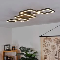Hofstein Zocca Deckenleuchte LED Schwarz, 1-flammig -LED Leuchten Verkäufe zocca deckenleuchte h3438619 10