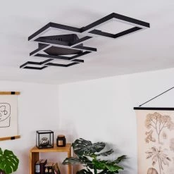 Hofstein Zocca Deckenleuchte LED Schwarz, 1-flammig -LED Leuchten Verkäufe zocca deckenleuchte h3438619 11